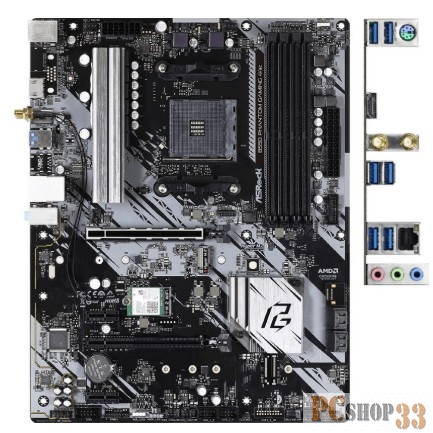 Плата материнская Asrock Asrock B550 PHANTOM GAMING 4/AC, AM4, AMD B550, ATX, BOX