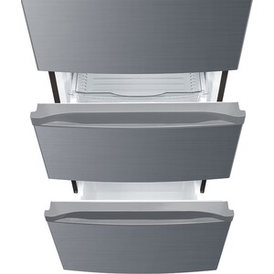 Трехдверный холодильник KORTING KNFF 61889 X