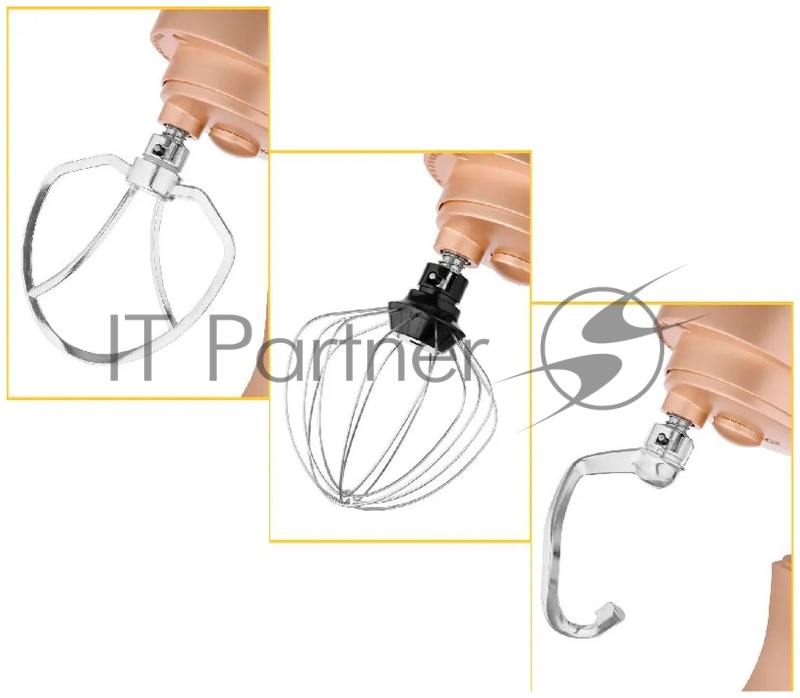 Миксер планетарный Hyundai HYM-S5551 1200Вт бежевый