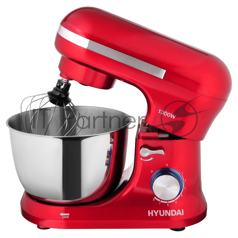Миксер планетарный Hyundai HYM-S6451 1300Вт красный