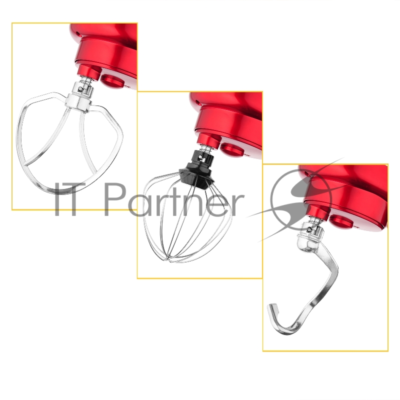 Миксер планетарный Hyundai HYM-S6451 1300Вт красный