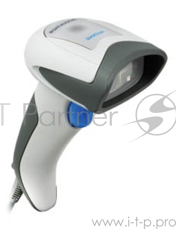 Datalogic сканеры штрих-кодов Datalogic QuickScan QD2430 QD2430-WHK1 Grey/White {Сканер штрихкодов ручной, 2D имидж, серый, кабель USB}