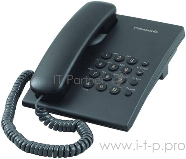 Телефон Panasonic KX-TS2350RUB, черный