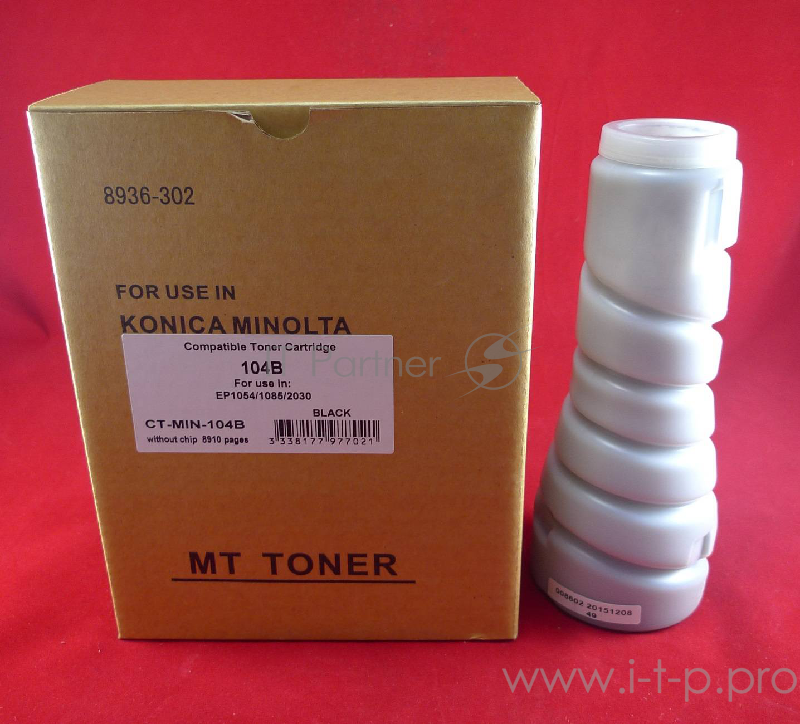 Тонер-туба Konica-Minolta EP1054/1085/2030 тип 104B (туба, 270 гр.) JPN