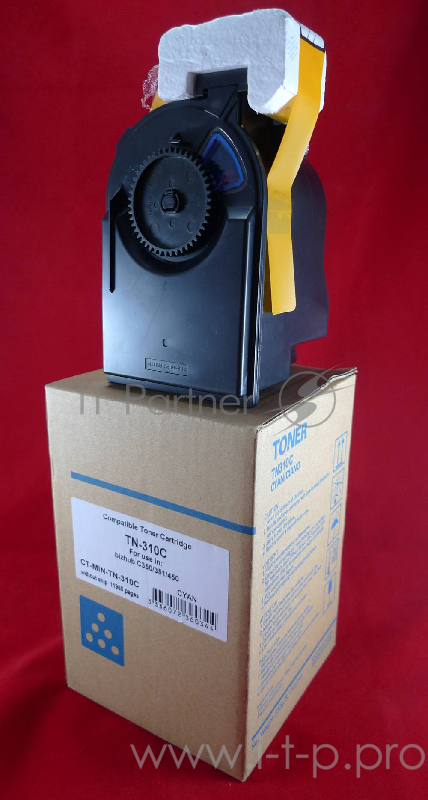 Тонер-туба Konica-Minolta bizhub C350/351/450 синий TN-310C (туба, 230 гр.) JPN