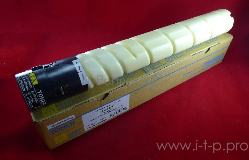 Тонер-туба совместимый с Konica-Minolta bizhub C224/224e/284/284e/364/364e желтый TN-321Y (туба, 510 гр.) JPN