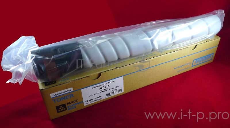 Тонер-туба совместимый с Konica-Minolta bizhub C224/224e/284/284e/364/364e черный TN-321K (туба, 540 гр.) JPN