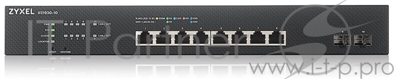 Коммутатор Zyxel NebulaFlex XS1930-10-ZZ0101F 2SFP+ управляемый