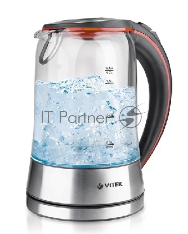 Чайник Чайник VITEK VT-7005(TR) Мощность 1850-2200 Вт. Максимальный объем 1,7 л. Корпус из нержавеющей стали.