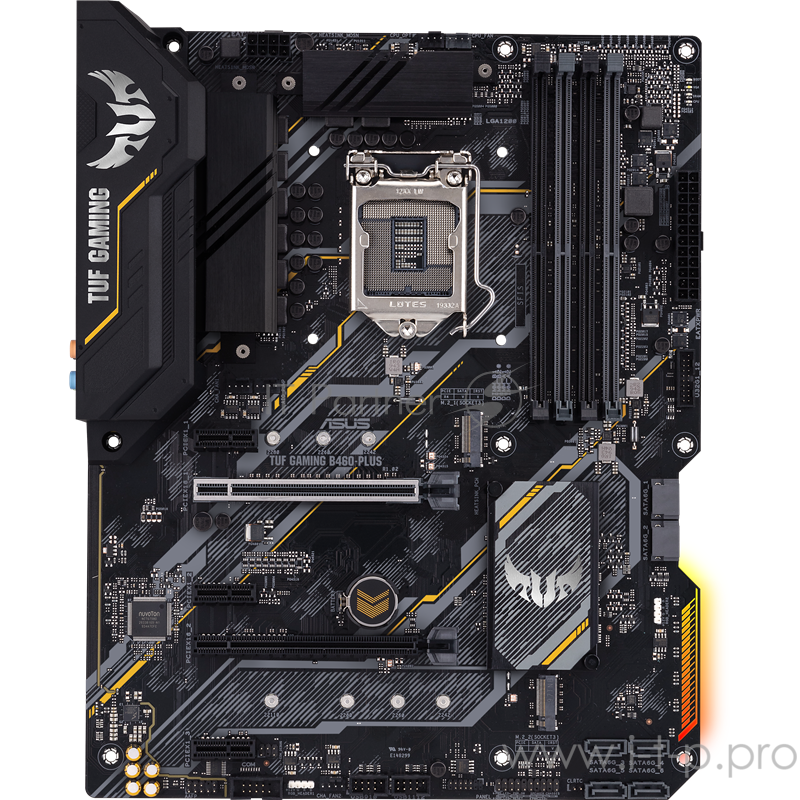 Материнская плата TUF GAMING B460-PLUS /LGA1200,B460,,INTEL GB LAN,MB