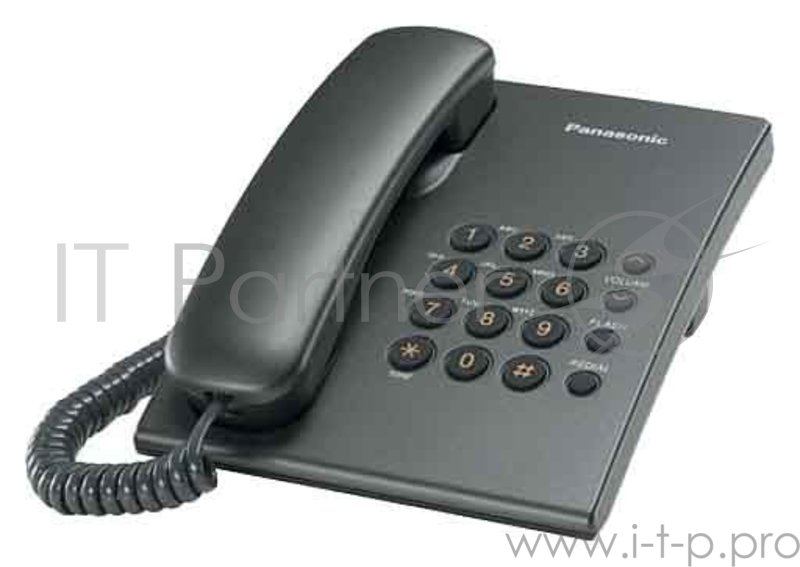 Телефон Panasonic KX-TS2350RUT, титан