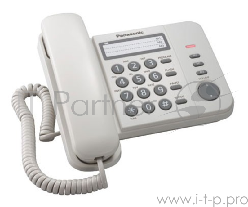 Телефон Panasonic KX-TS2352RUW, белый