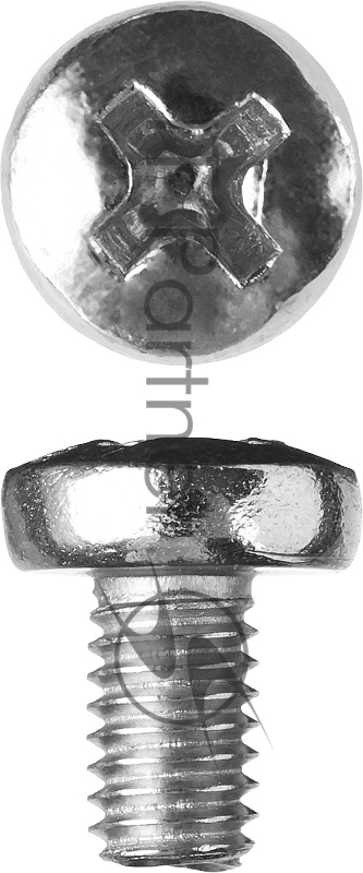 Винт ЗУБР DIN 7985, M6 x 10 мм, 5 кг, (примерно 1075 шт.) кл. пр. 4.8, оцинкованный, 303150-06-010