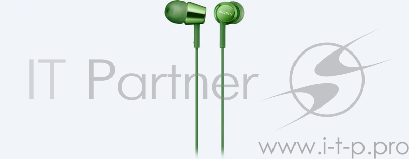 наушники Sony MDREX155G.E(GQ) вкладыши , цвет зеленый
