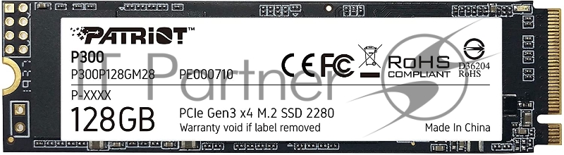 SSD жесткий диск M.2 2280 128GB P300P128GM28 PATRIOT