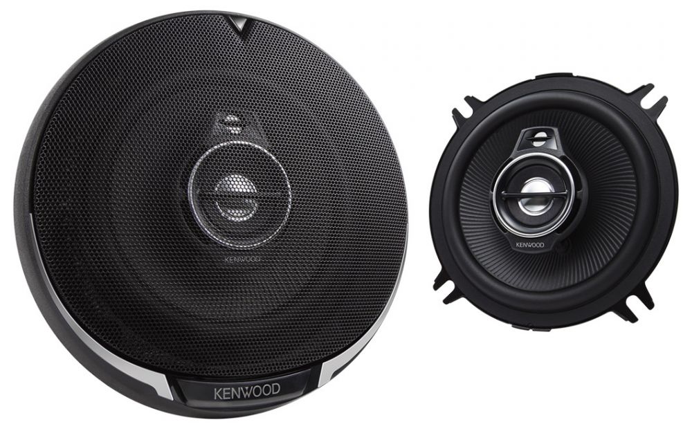 Колонки автомобильные KENWOOD KFC-PS1395 (Автомобильная акустическая система, 3-полосная коаксиальная, НЧ: 13 см (5,25 дюйма), ВЧ: 30мм, супер ВЧ: 12, MAX 320 Вт, RMS 40 Вт, 110-20000Гц, 85дБ, 4 ОМ, материал НЧ: бумага, материал ВЧ: водонепроницаемый