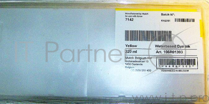 Картридж с желтыми чернилами на водной основе Xerox 106R01303 220мл {GMO}