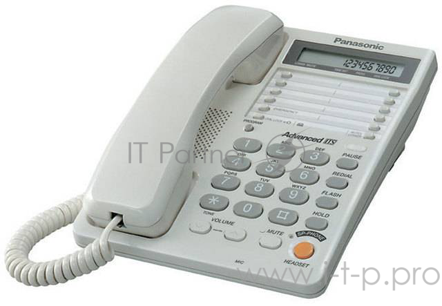 Телефон Panasonic KX-TS2365RUW, белый