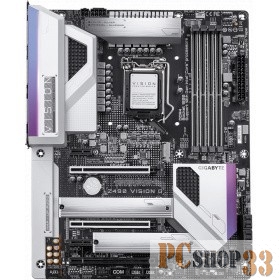 Материнская плата LGA1200, 4 x DDR4 DIMM 2133 (2667 OC), ATX, Z490 VISION G, RTL