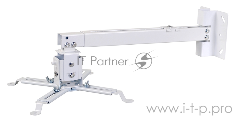 Кронштейн для проектора Cactus CS-VM-PRE01-WT белый макс.23кг настенный и потолочный поворот и наклон