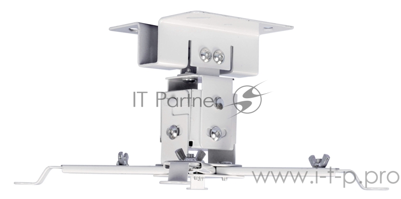 Кронштейн для проектора Cactus CS-VM-PREC01-WT белый макс.23кг настенный и потолочный поворот и наклон