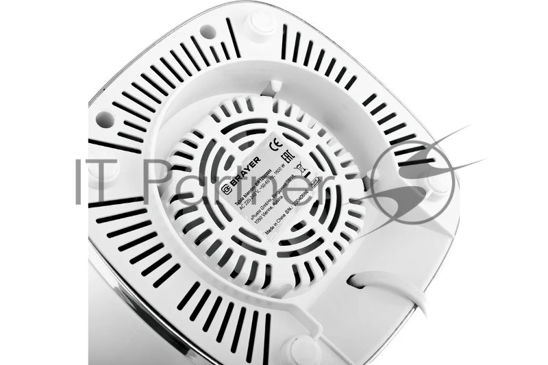 Блендер настольный BRAYER, 1600 Вт, стекл., 1,8 л, 6 титан. ножей, импульс, колка льда BR1200WH