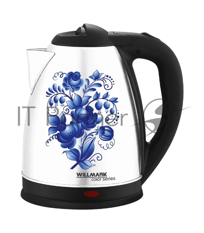 Чайник электрический WILLMARK WEK-1801GZ (1.8л, поворот на 360 градусов, корп. из нерж. стали, 1800Вт)