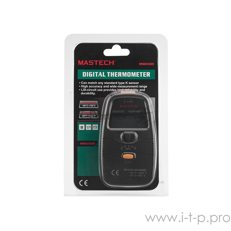 Цифровой термометр MASTECH MS6500 13-1240