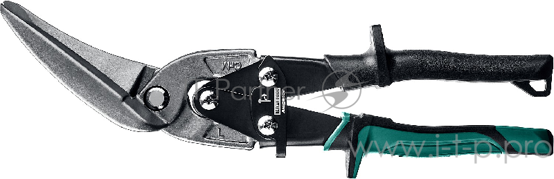 Ножницы по металлу Kraftool Alligator, левые удлинённые, Cr-Mo, 280 мм 2328-LL