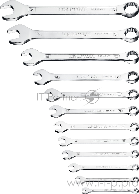 Набор комбинированных гаечных ключей KRAFTOOL 12 шт, 6 - 24 мм, 27079-H12C_z01