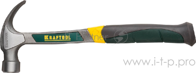 Молоток-гвоздодер KRAFTOOL цельнокованый, 450г 20270-450