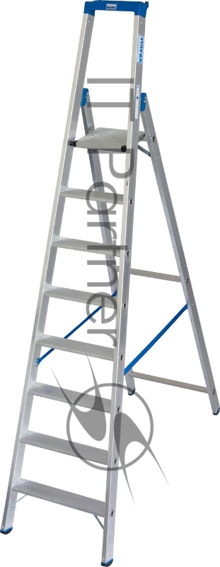 Свободностоящая стремянка Krause SAFETY 2К заглушки, 7 ступеней, 128973