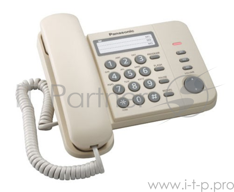 Телефон Panasonic KX-TS2352RUJ, бежевый