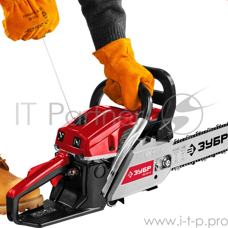 Бензопила Зубр ПБЦ-М52-45, 52 см3, шина 45 см