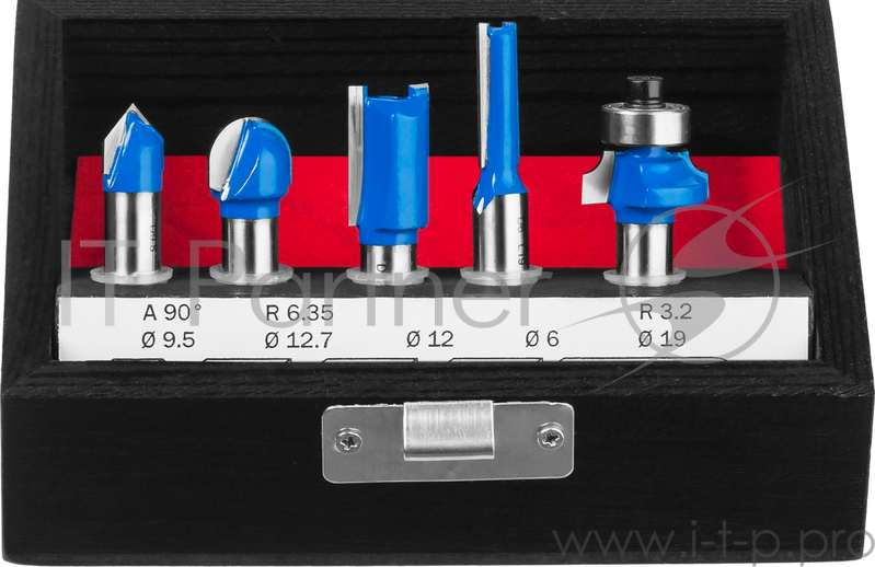 Набор фрез по дереву Зубр 28795-H5 (5 шт хвостовик 8 мм)