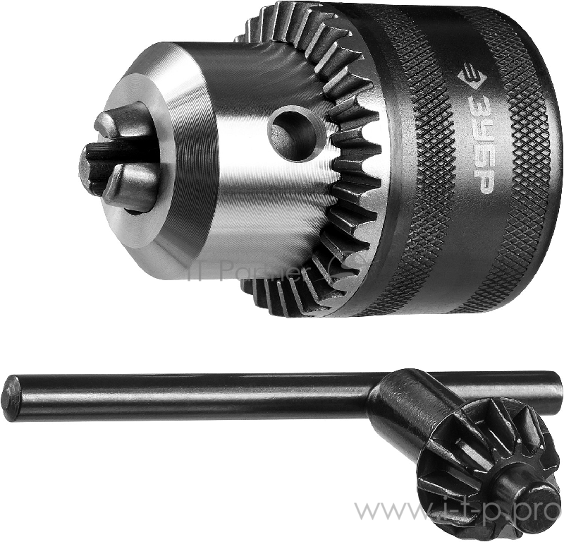 Патрон с ключом в комплекте ЗУБР 29084-16_z01 (3-16 мм В16 мм) для станков