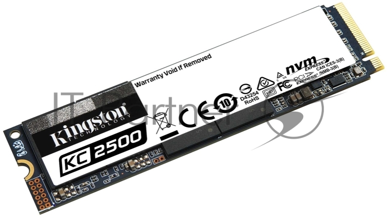 Накопитель Kingston 2000G KC2500 M.2 2280 NVMe SSD EAN: 740617307207