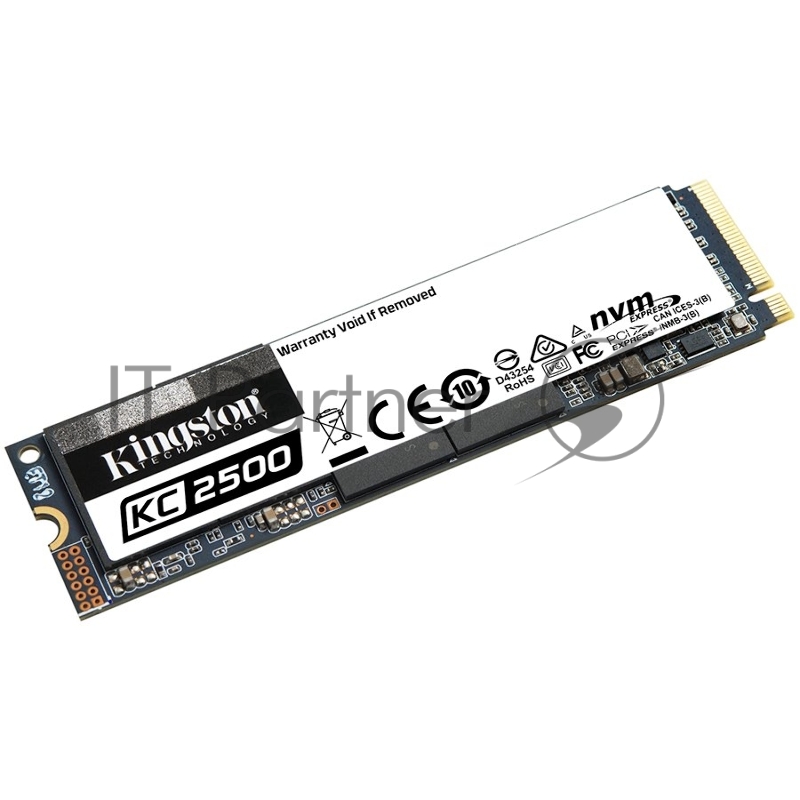 Накопитель Kingston 2000G KC2500 M.2 2280 NVMe SSD EAN: 740617307207