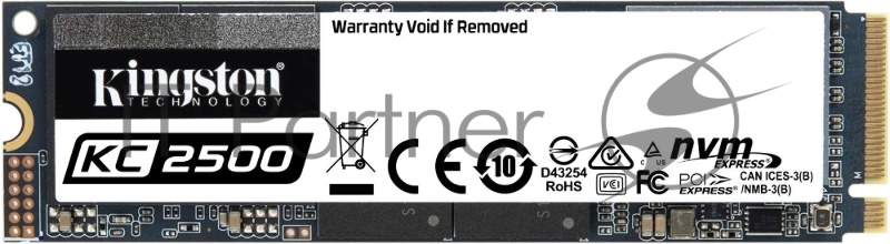 Накопитель Kingston 2000G KC2500 M.2 2280 NVMe SSD EAN: 740617307207