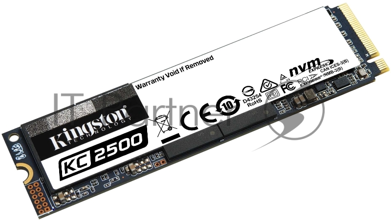 Накопитель Kingston 2000G KC2500 M.2 2280 NVMe SSD EAN: 740617307207