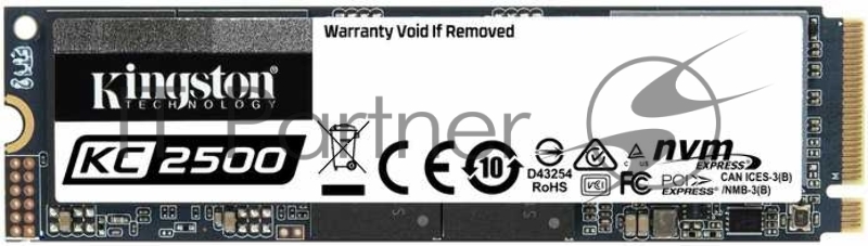 Накопитель Kingston 2000G KC2500 M.2 2280 NVMe SSD EAN: 740617307207