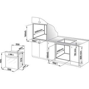 Духовой шкаф электрический GEFEST ЭДВ ДА 622-04 К57S серый