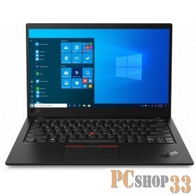 Ноутбук Lenovo ThinkPad X1 Carbon G8 T Core i5 10210U/16Gb/SSD256Gb/Intel UHD Graphics/14/FHD (1920x1080)/Windows 10 Professional 64/black/WiFi/BT/C