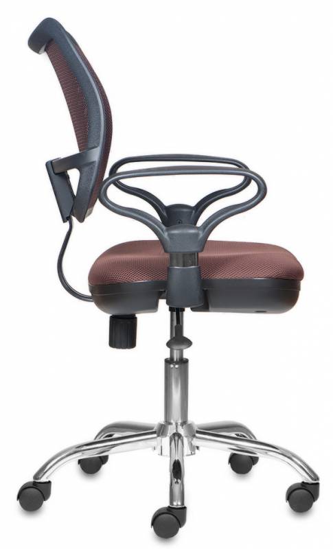 Кресло Бюрократ CH-799SL/BR/TW-14C спинка сетка коричневый сиденье коричневый TW-14C крестовина хром