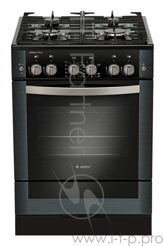 Плита газовая GEFEST ПГ 6500-02 0044 черный