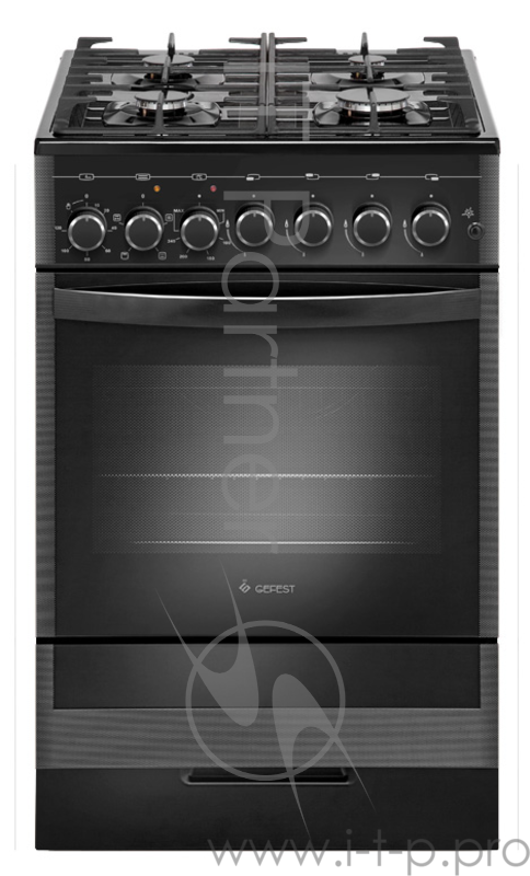 Плита комбинированная GEFEST ПГЭ 5502-02 0044 черный