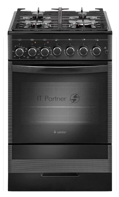 Плита комбинированная GEFEST ПГЭ 5502-02 0044 черный