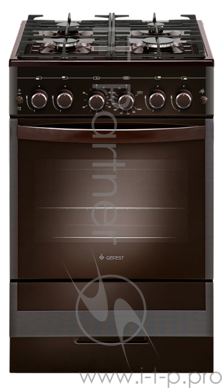 Плита комбинированная GEFEST ПГЭ 5502-02 0045 коричневый