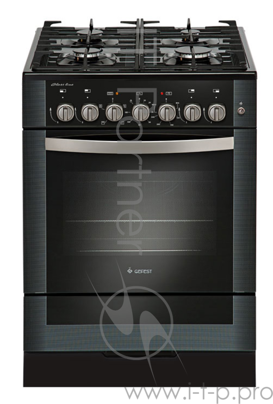 Плита комбинированная GEFEST ПГЭ 6502-02 0044 черный