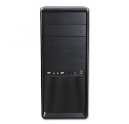 Корпус Miditower SP Winard 3010 450W black/silver 2*USB 2*Audio 24pin ATX